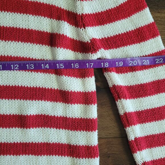 GRAYSON THREADS Sweater Flag Crew Neck Knit Small Lightweight Patriotic Pullover - Picture 6 of 11